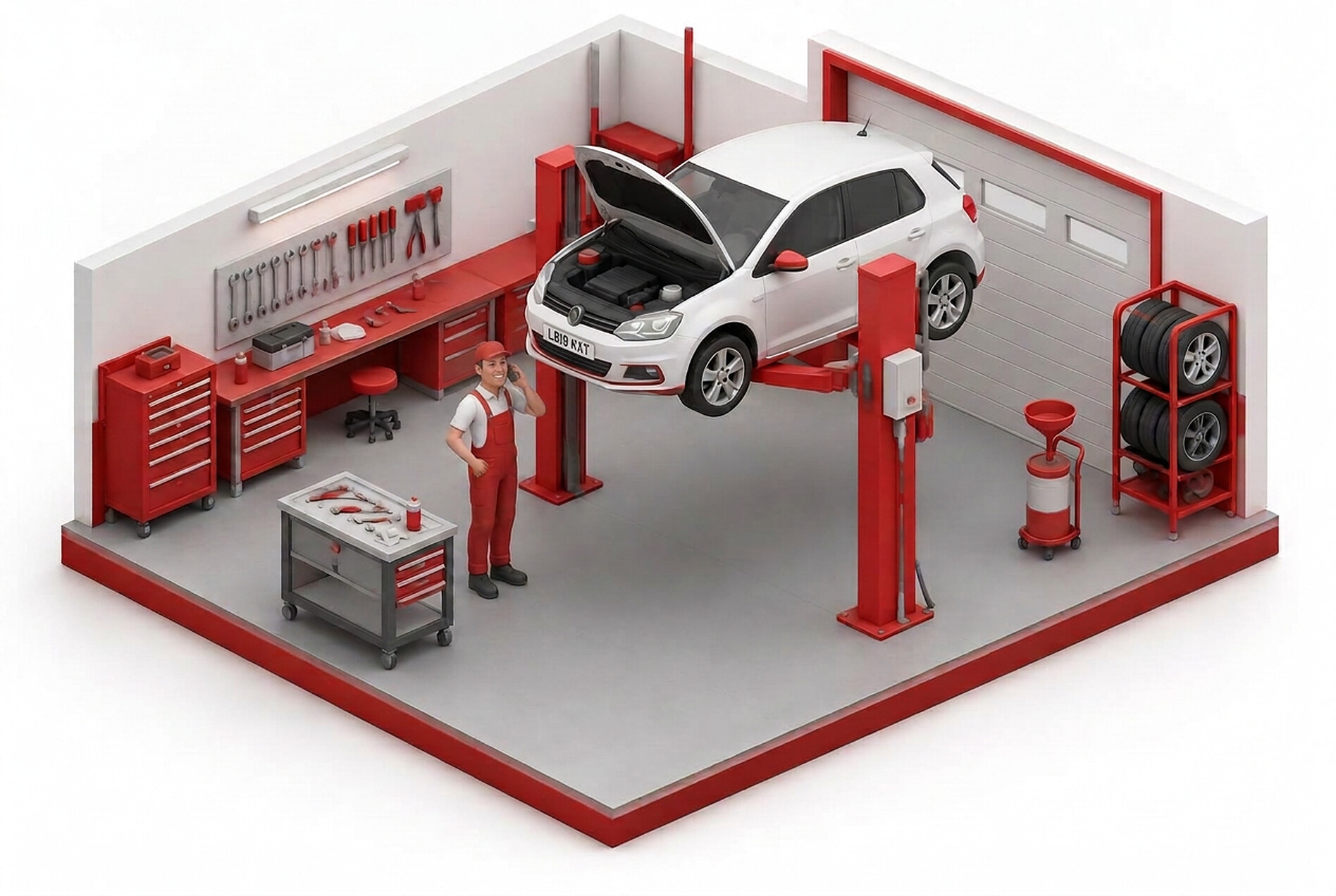 A car on the ramp?